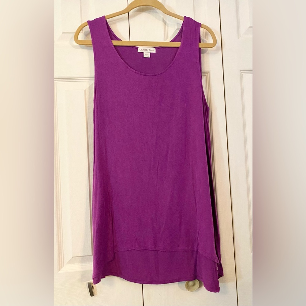 Pinkish-Purple Soft Tank Top, by Coldwater Creek